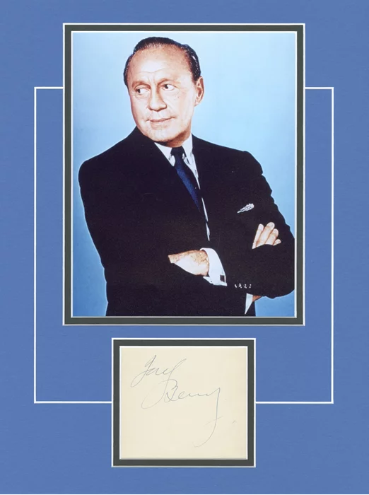 Jack Benny autograph