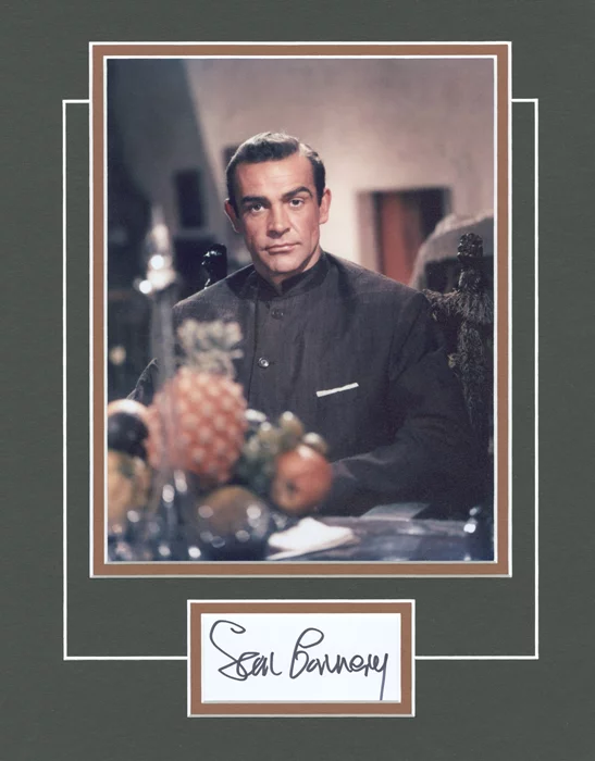 Sean Connery autograph