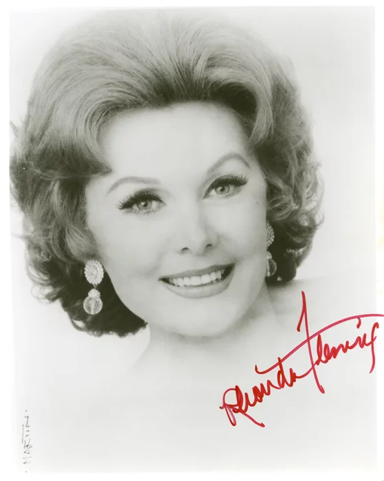 Rhonda Fleming autograph