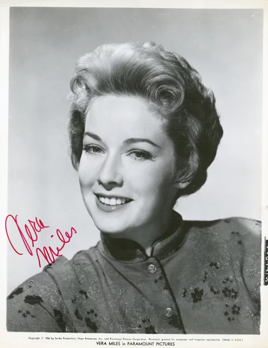 Vera Miles autograph