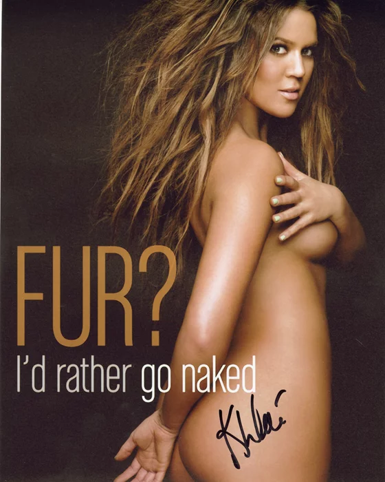 Khloe Kardashian autograph
