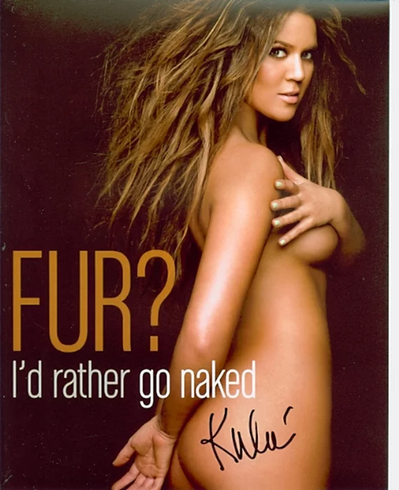 Khloe Kardashian autograph