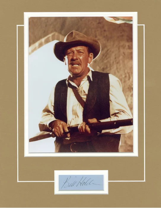 William Holden autograph