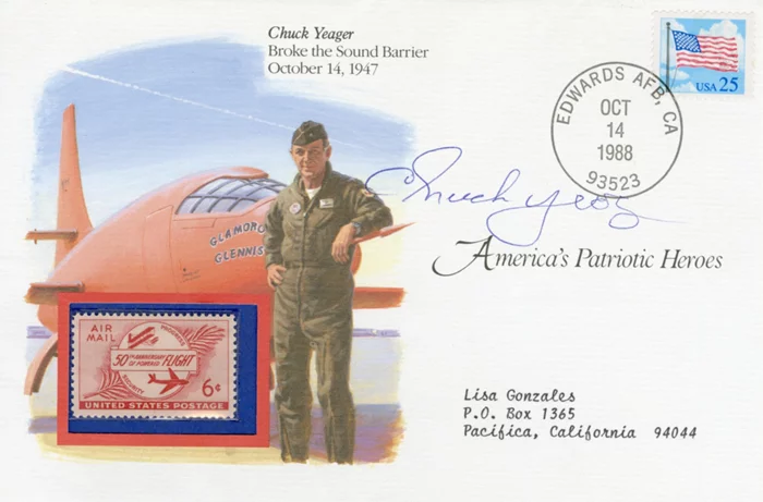 Chuck Yeager autograph