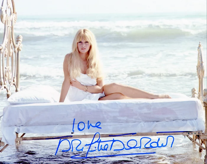 Brigitte Bardot autograph