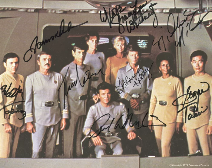 Star Trek autograph