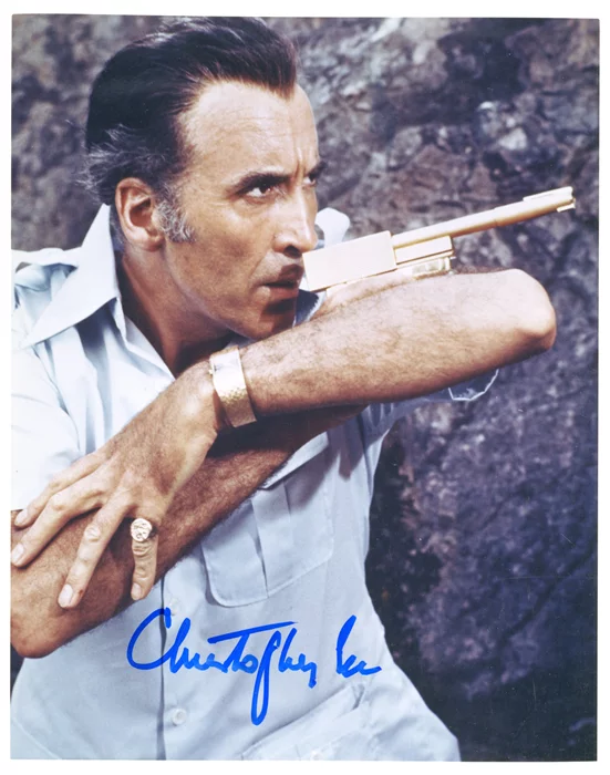 Christopher Lee autograph