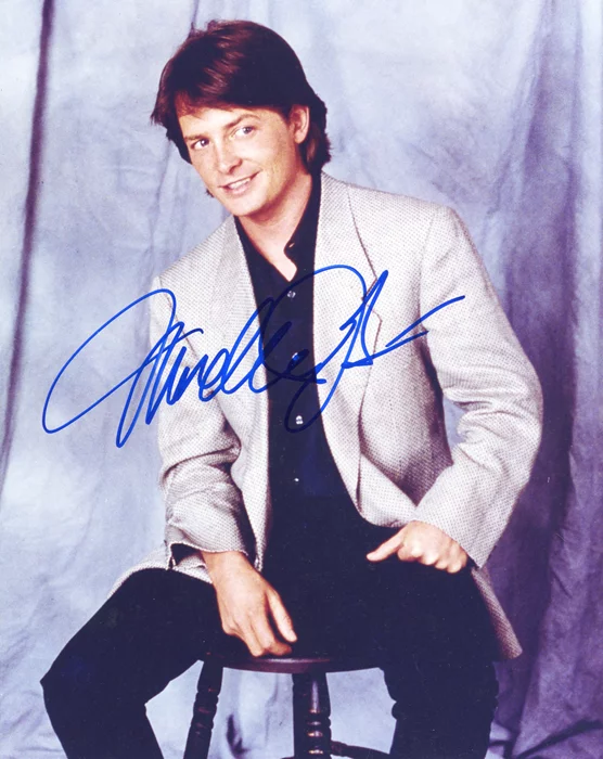Michael J. Fox autograph