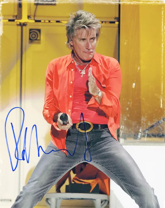 Rod Stewart autograph