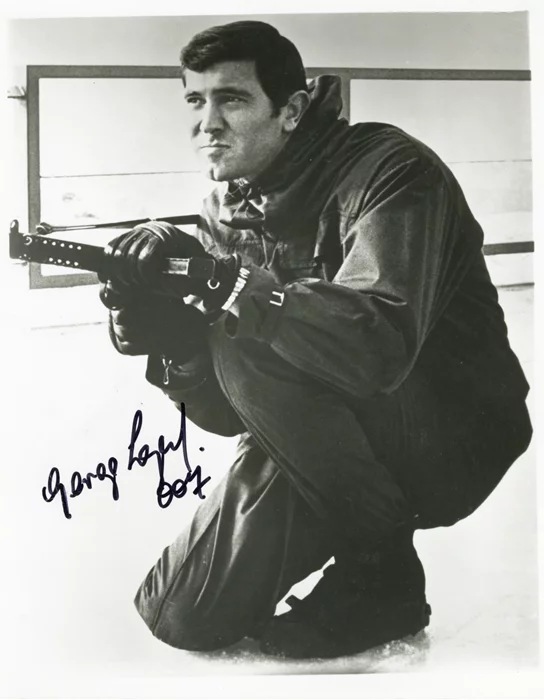 George Lazenby autograph
