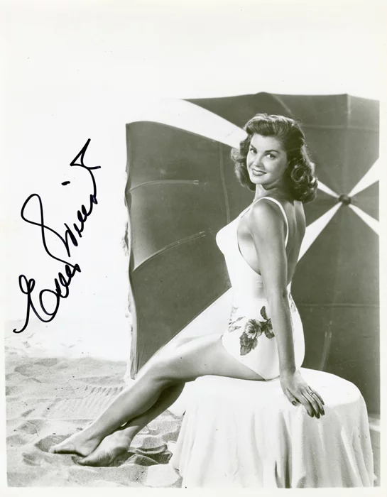Esther Williams autograph
