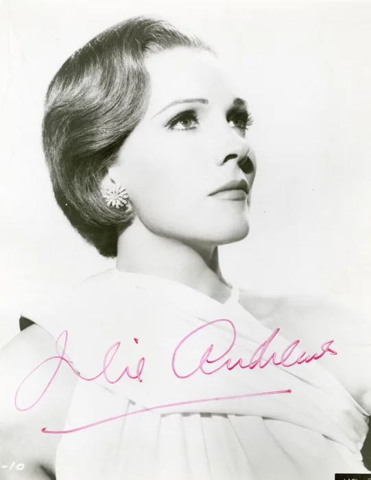 Julie Andrews autograph