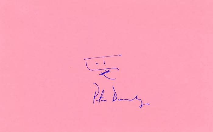 Peter Benchley autograph