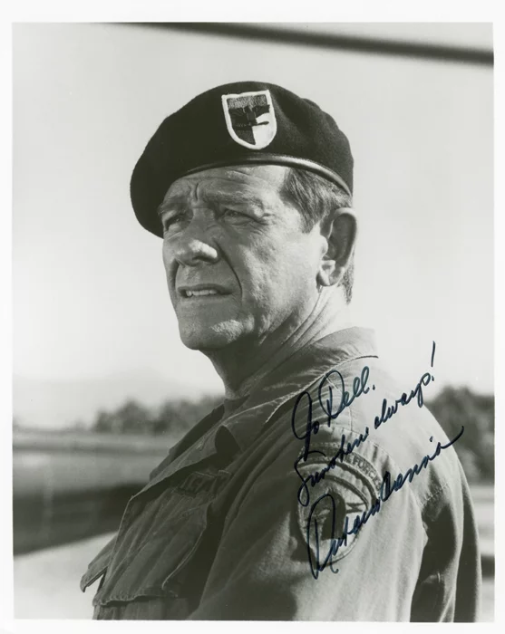 Richard Crenna autograph