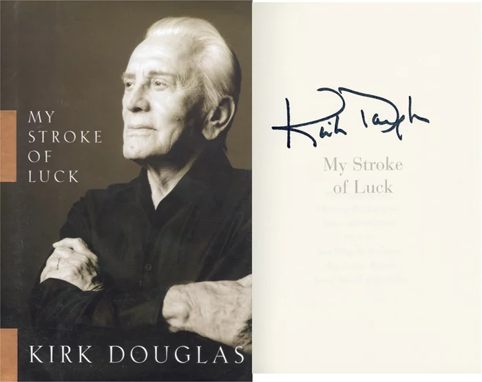 Kirk Douglas autograph
