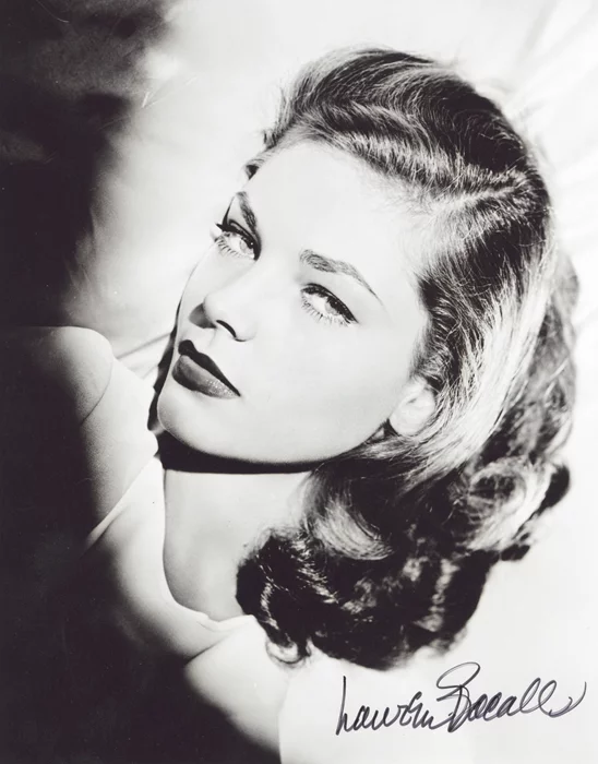 Lauren Bacall autograph