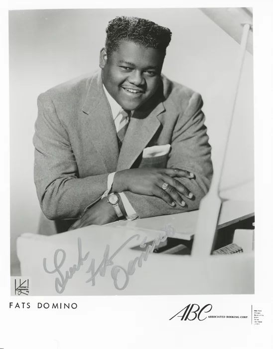 Fats Domino autograph