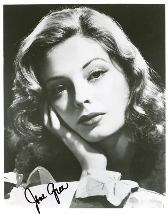 Jane Greer autograph