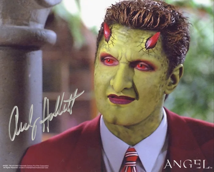 Andy Hallett autograph