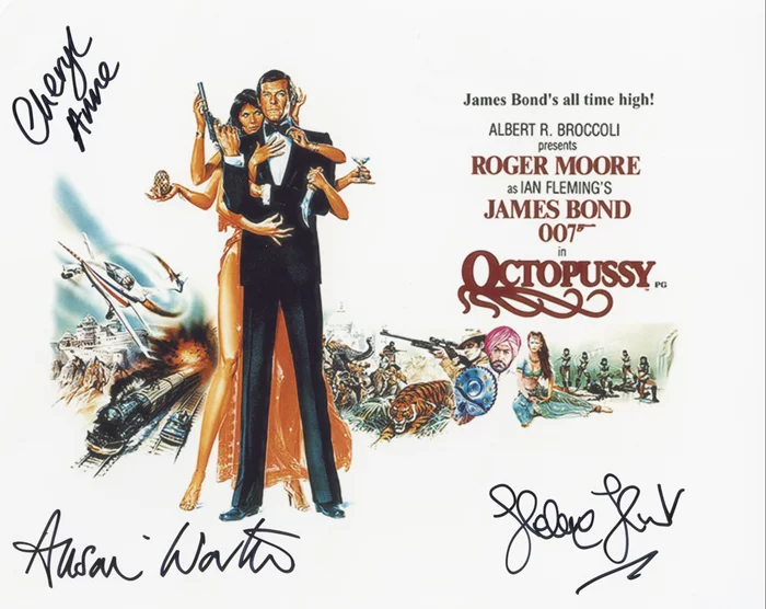 Bond Girls autograph