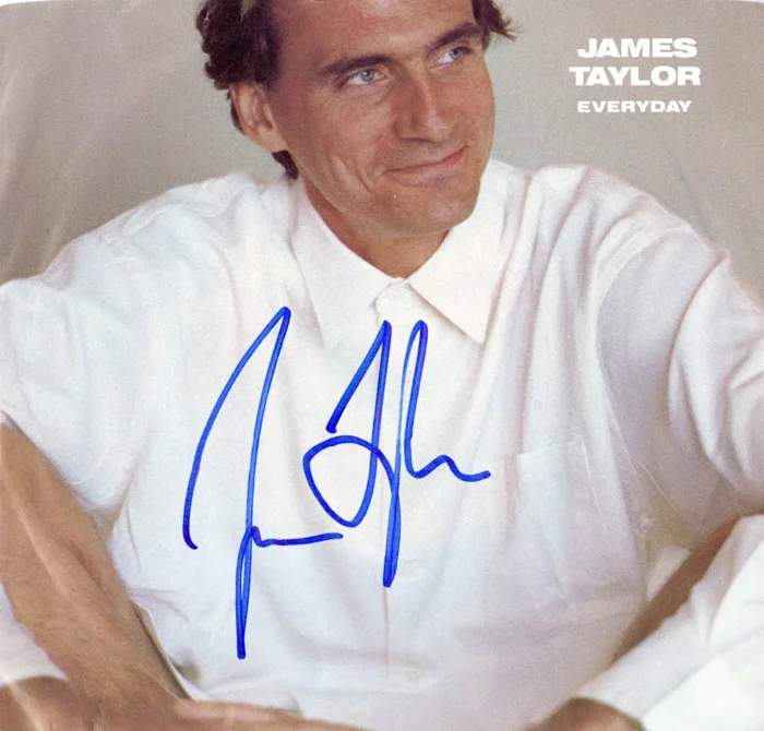 James Taylor autograph