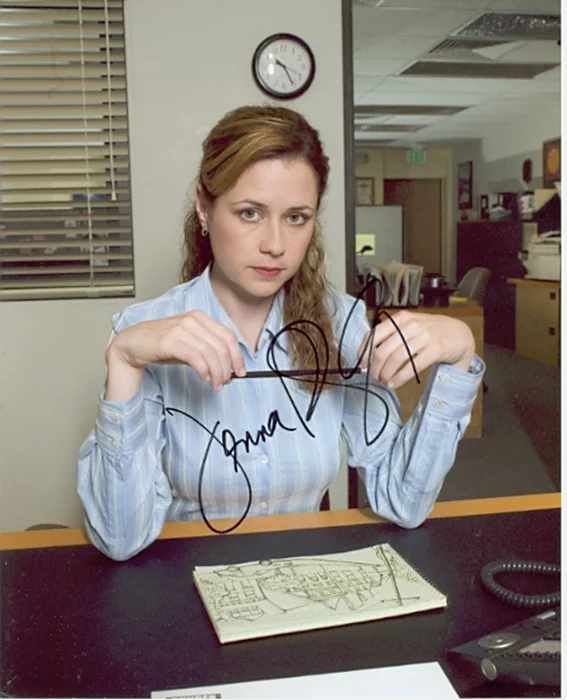 Jenna Fischer autograph