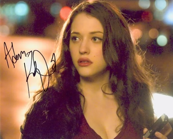 Kat Dennings autograph
