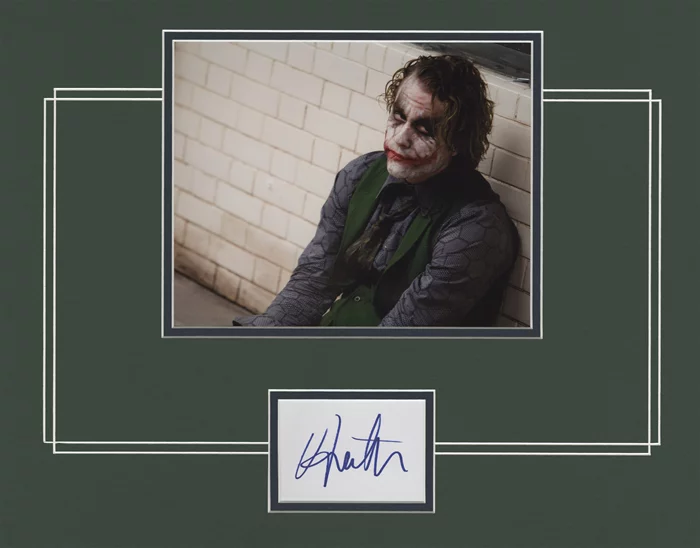Heath Ledger autograph