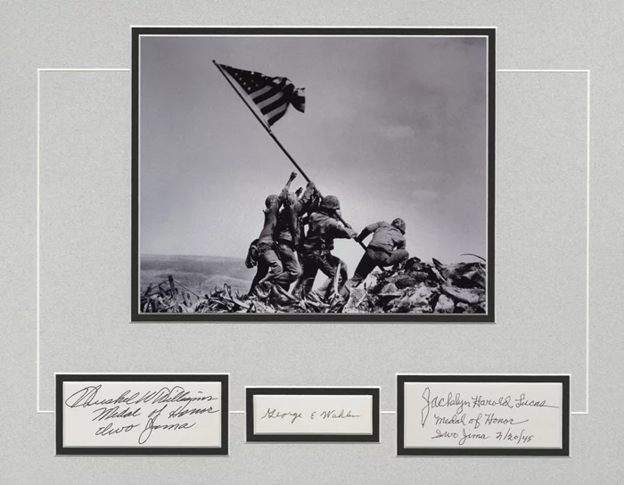 Iwo Jima autograph