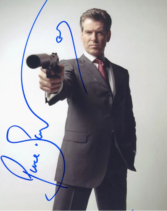 Pierce Brosnan autograph