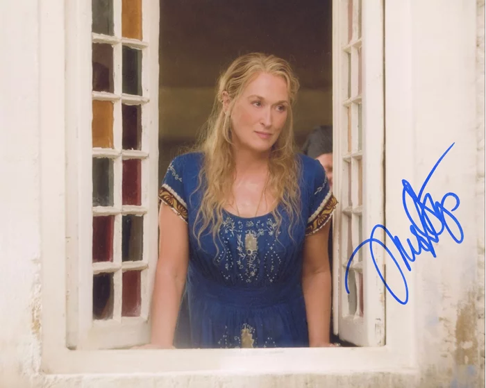 Meryl Streep autograph