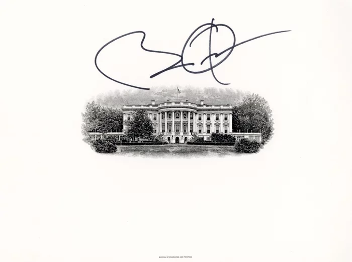 Barack Obama autograph