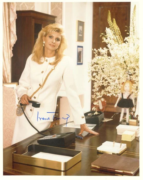 Ivana Trump autograph