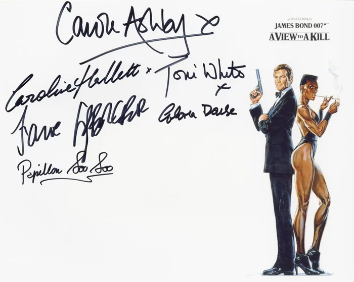 A View to a Kill autograph