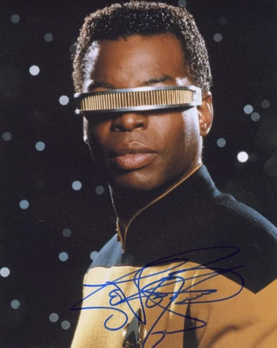 LeVar Burton autograph