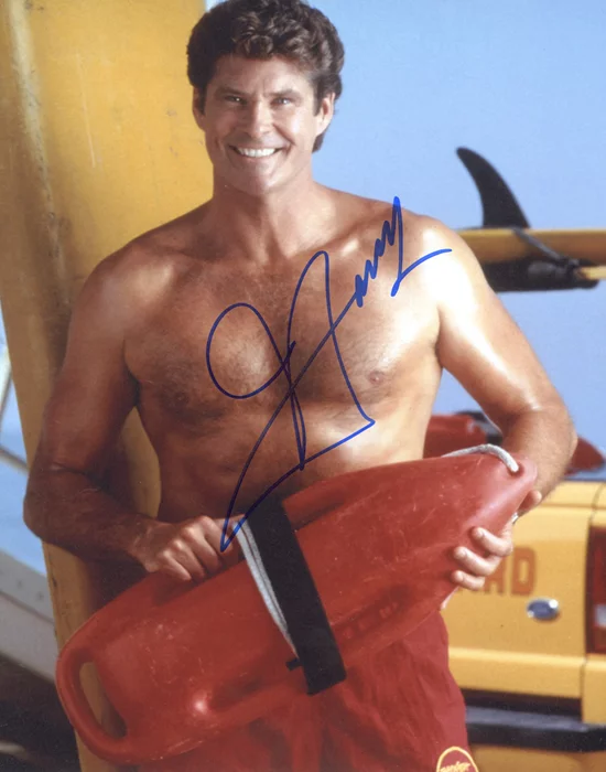 David Hasselhoff autograph