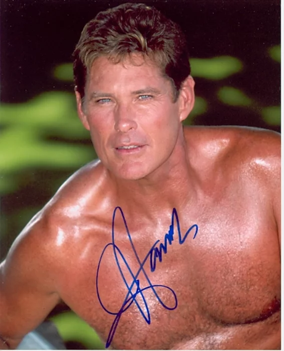 David Hasselhoff autograph