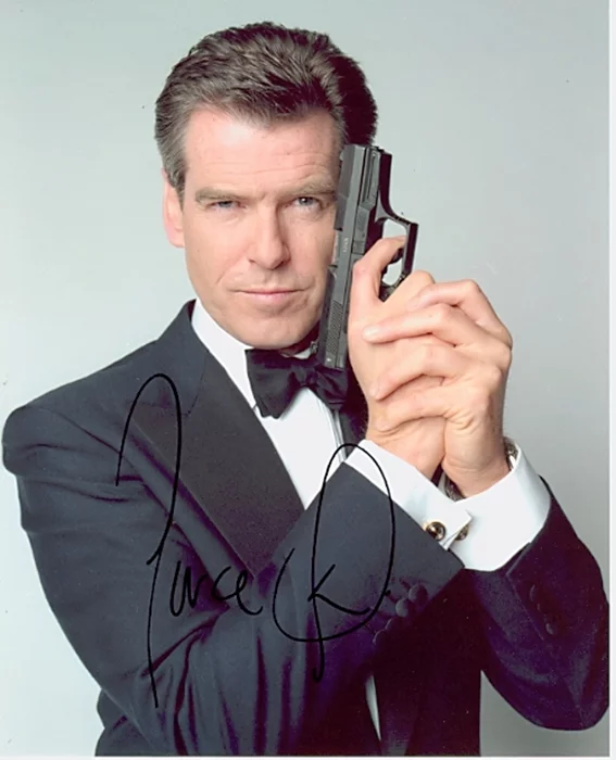 Pierce Brosnan autograph