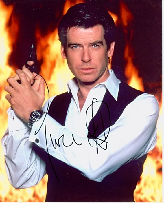 Pierce Brosnan autograph