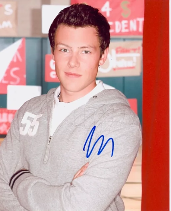 Cory Monteith autograph