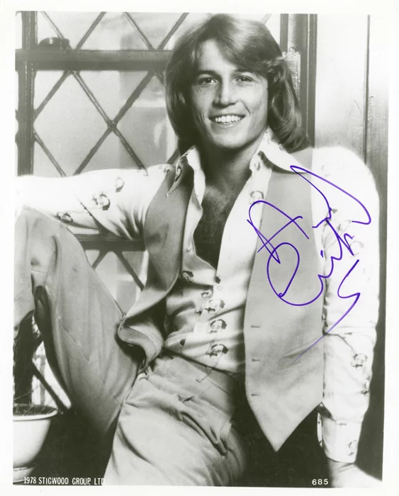 Andy Gibb autograph