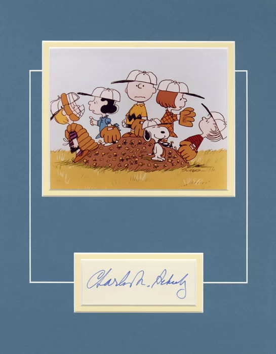 Charles M. Schulz autograph