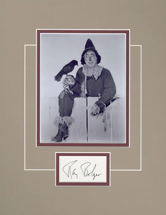 Ray Bolger autograph