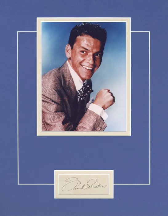 Frank Sinatra autograph