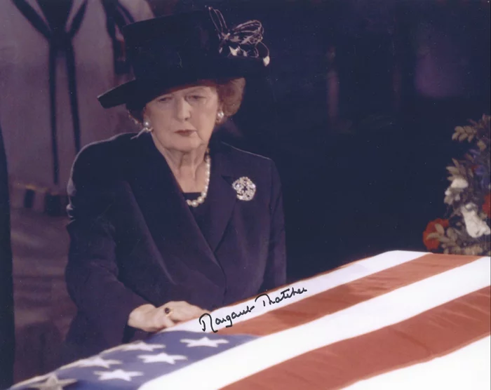 Margaret Thatcher autograph