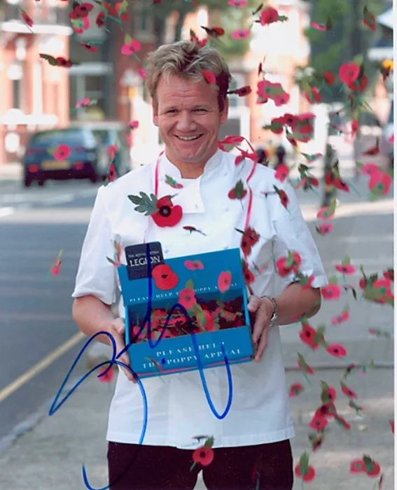 Gordon Ramsay autograph