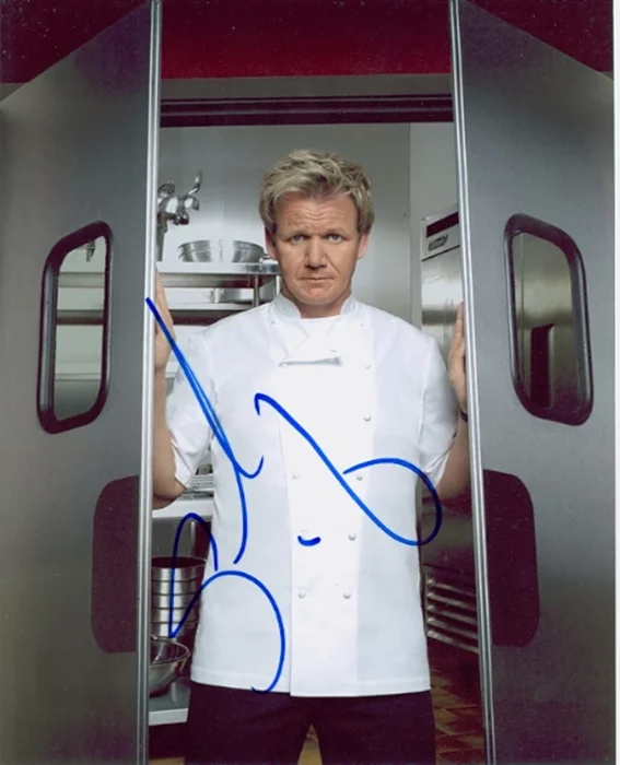 Gordon Ramsay autograph