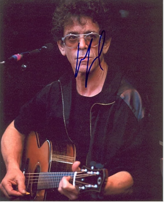 Lou Reed autograph