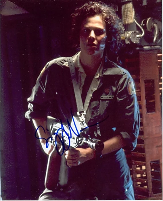 Sigourney Weaver autograph