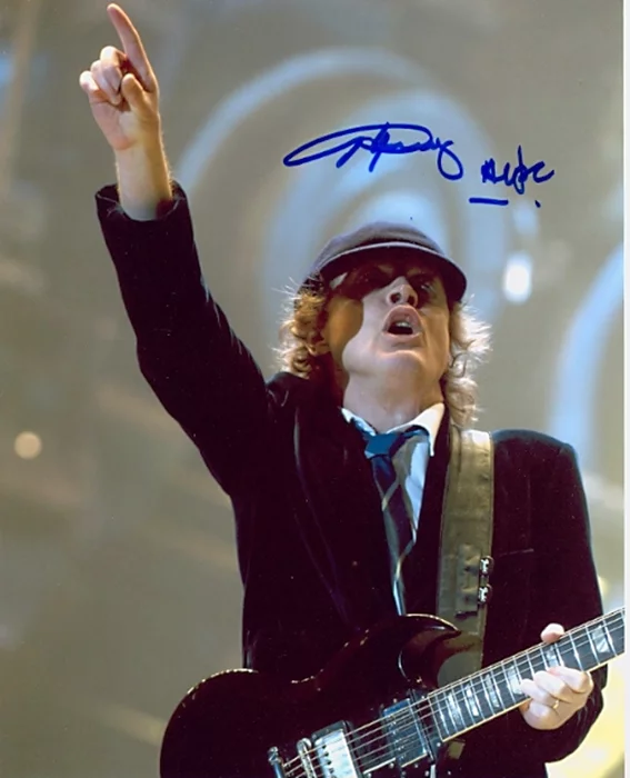 Angus Young autograph